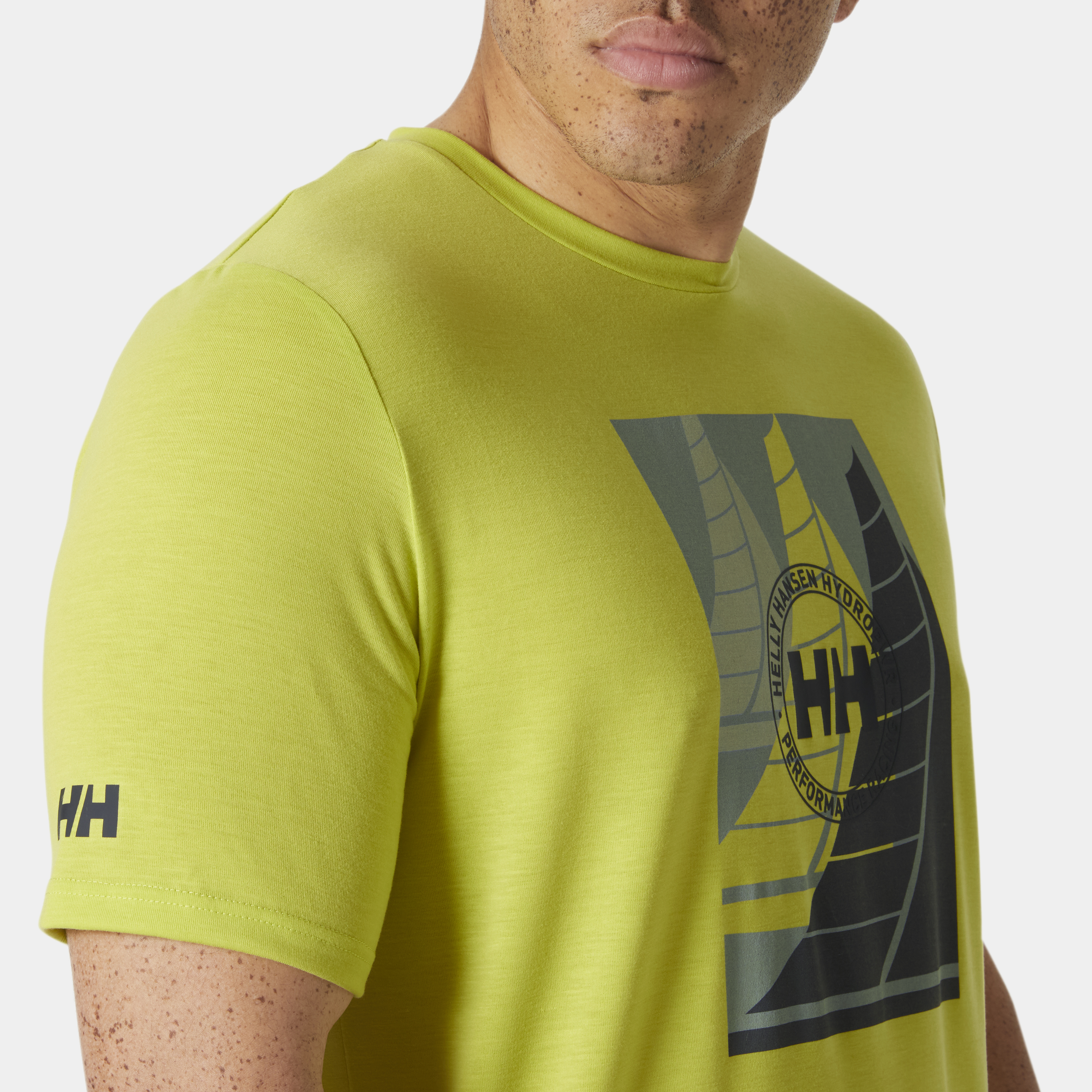 Helly Hansen HP Race Graphic T-Shirt Herren gelb