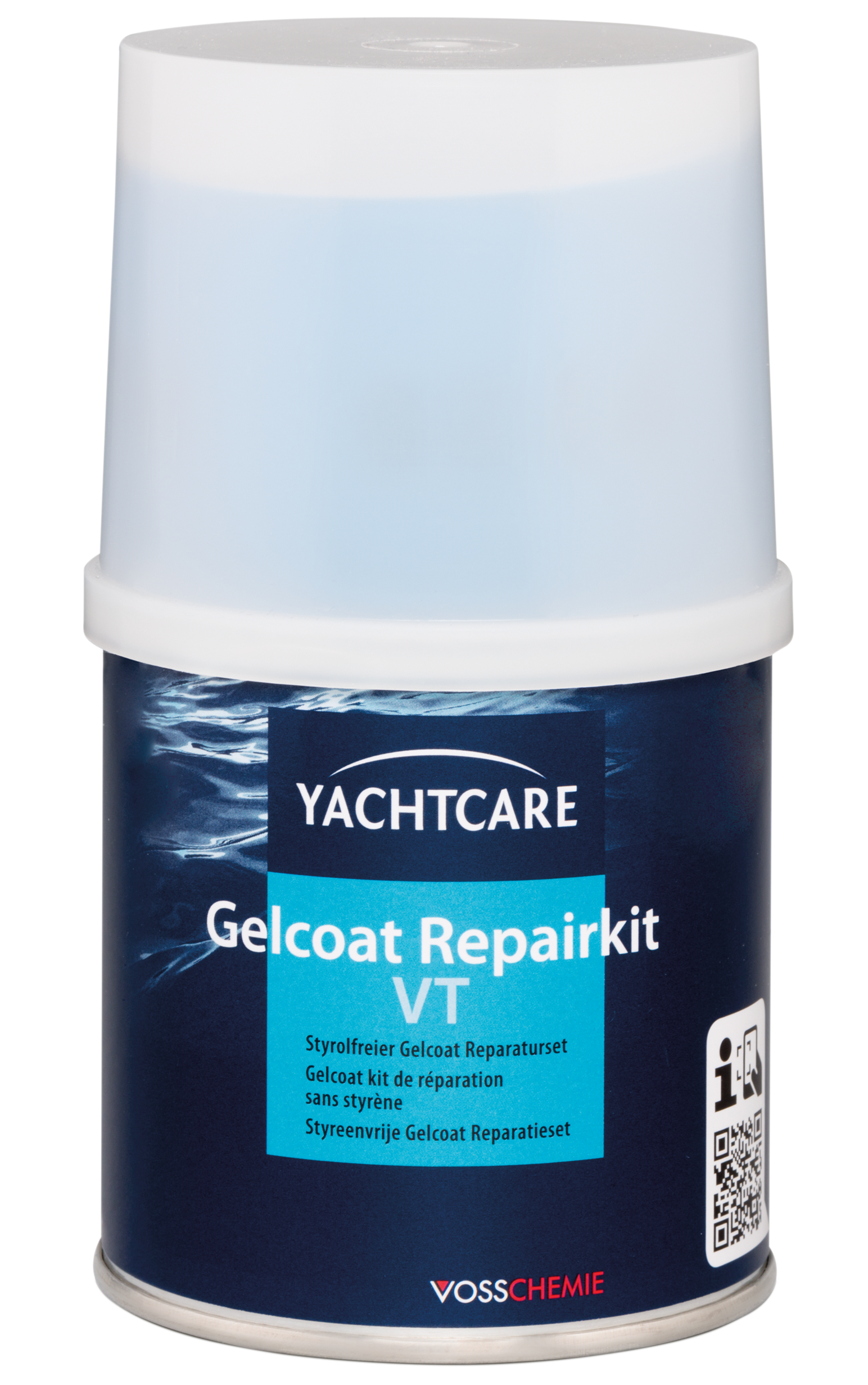 YC Gelcoat VT Reparatur Set reinweiß
