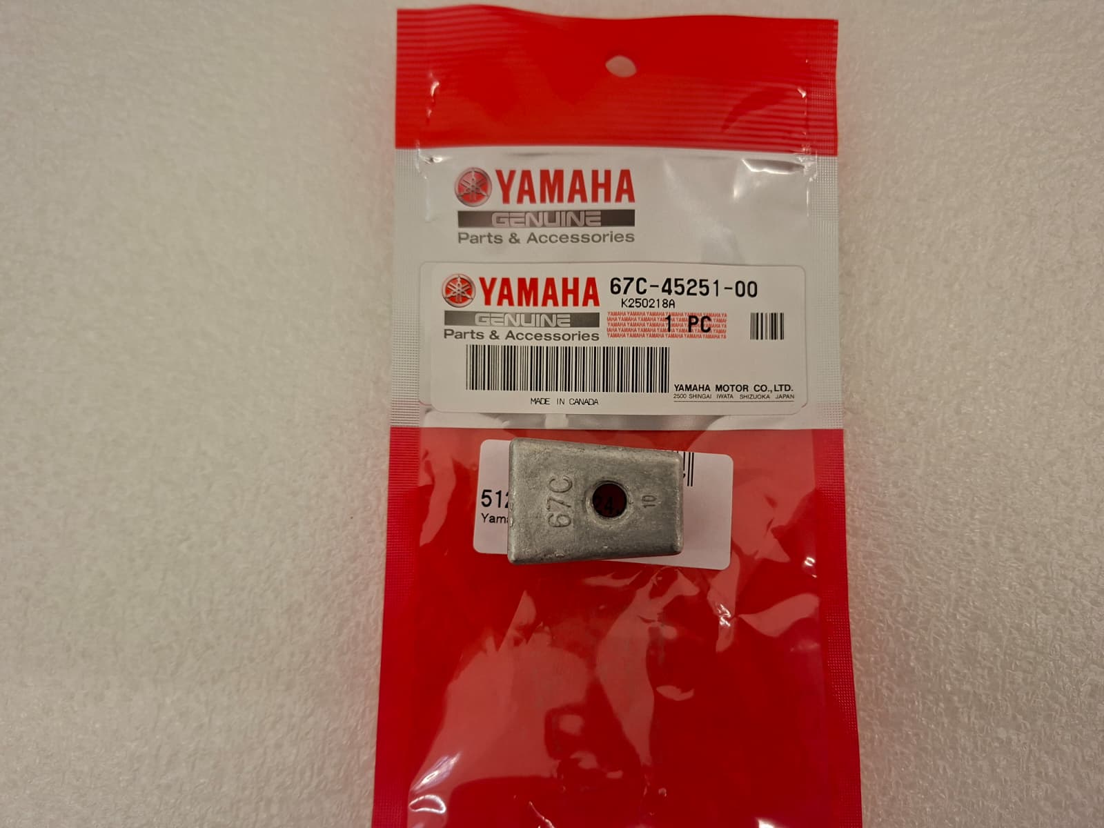 Yamaha Anode Bracket 45251