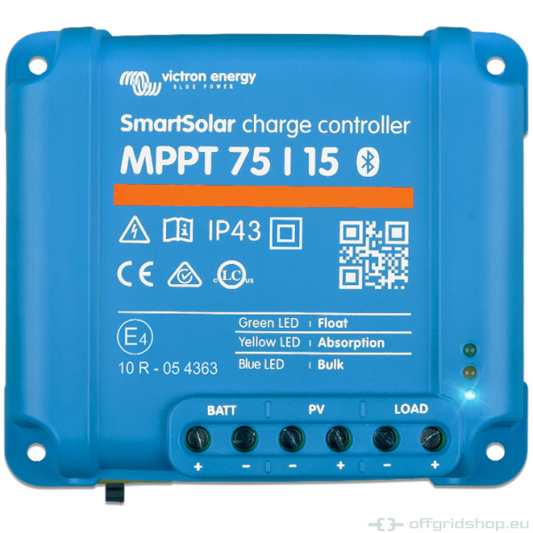 Victron Smart Solar MPPT - Solarregler 75/15