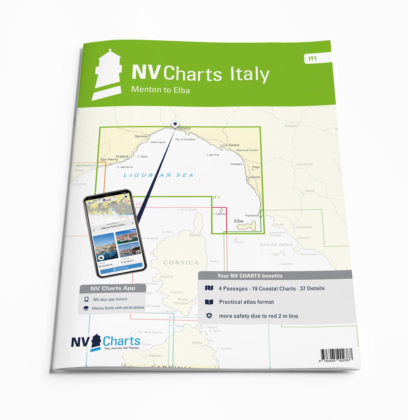 NV Seekarten Atlas Italien