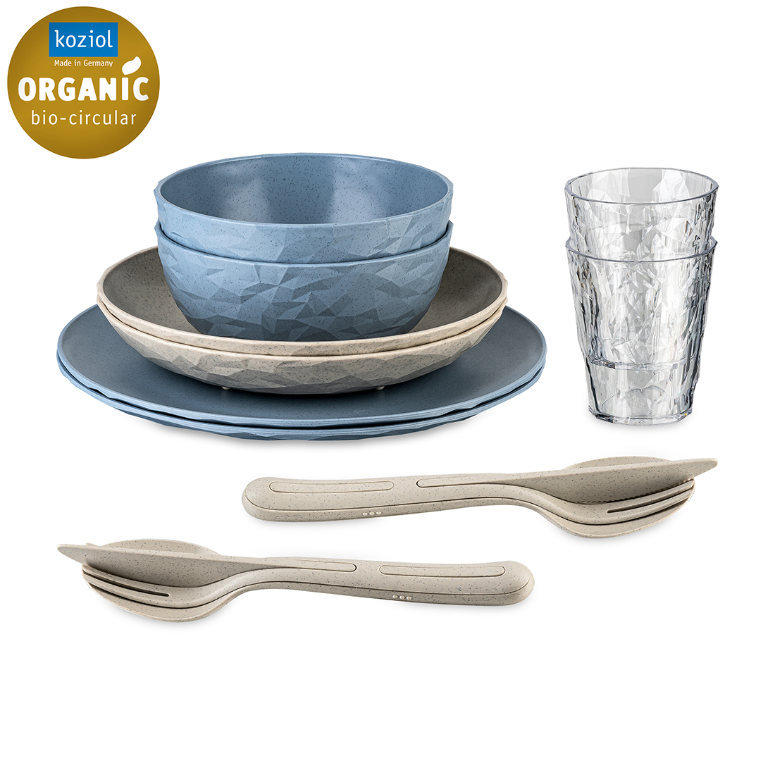 Koziol Geschirrset "Skagen" 10tlg. 