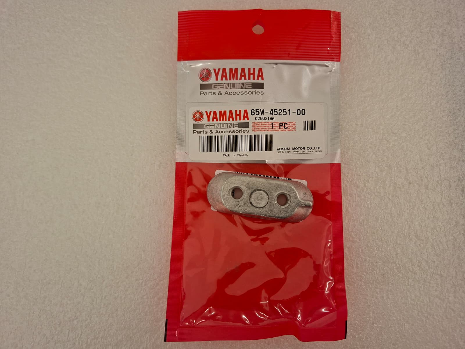 Yamaha Anode Bracket 45251