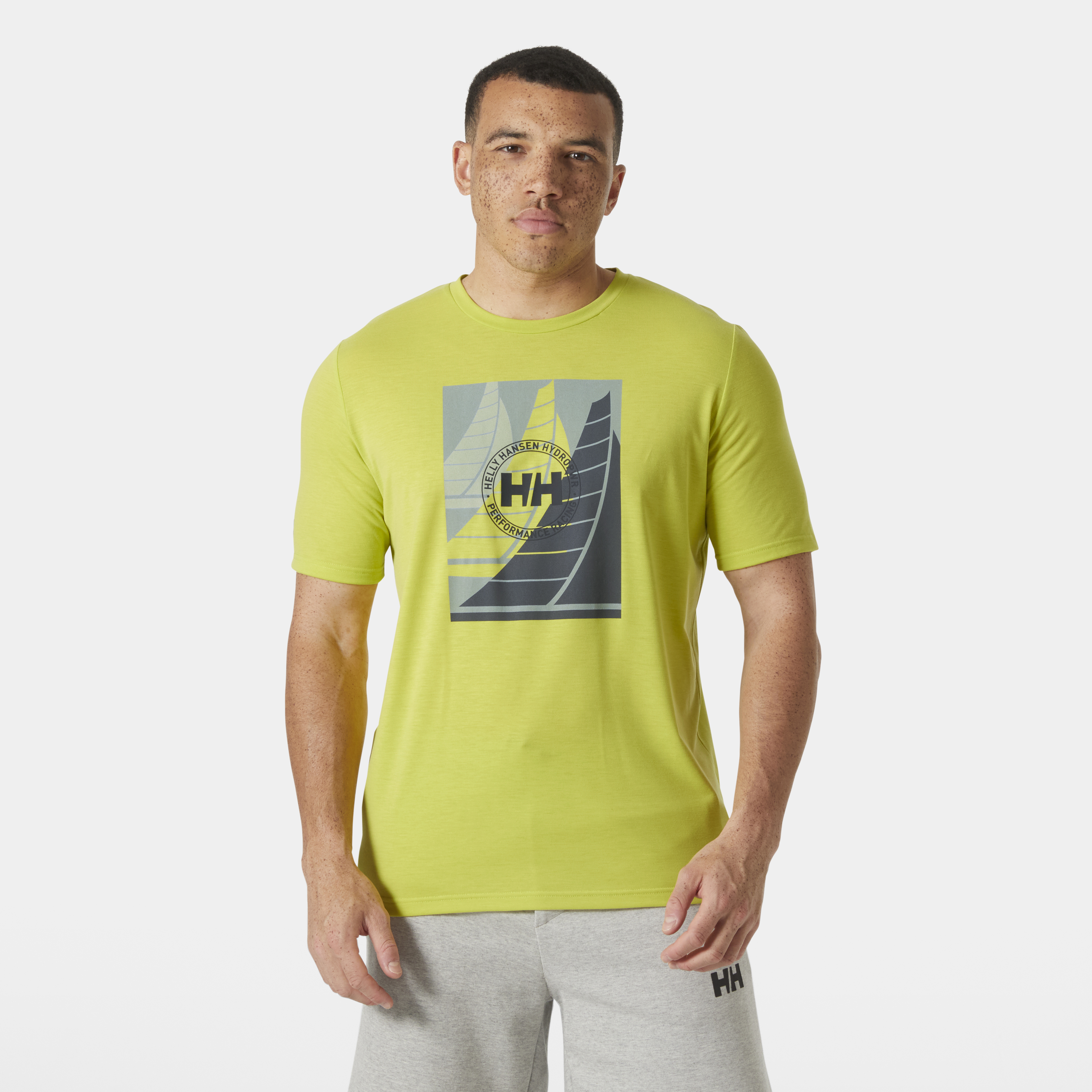 Helly Hansen HP Race Graphic T-Shirt Herren gelb