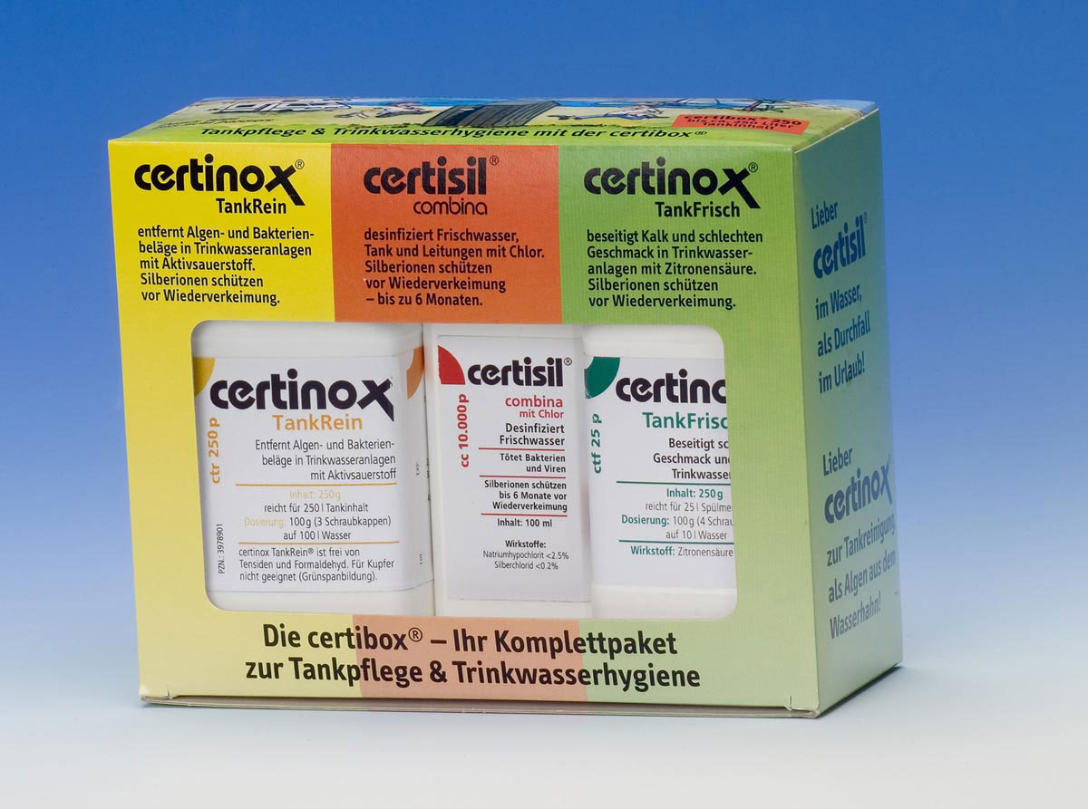 Certinox Komplettpaket zur Trinkwasserhygiene