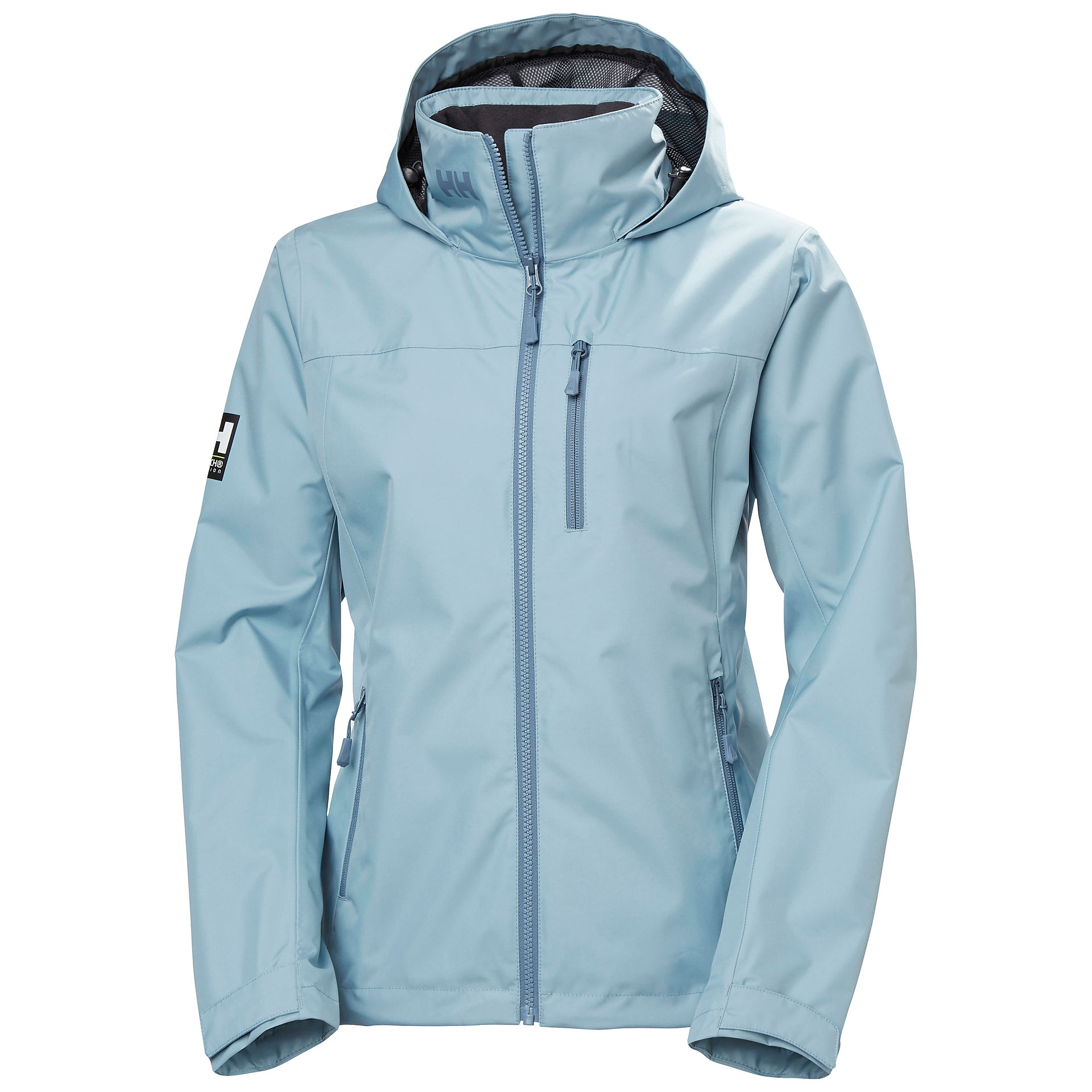 Helly Hansen Crew Jacke mit Kapuze Damen hellblau