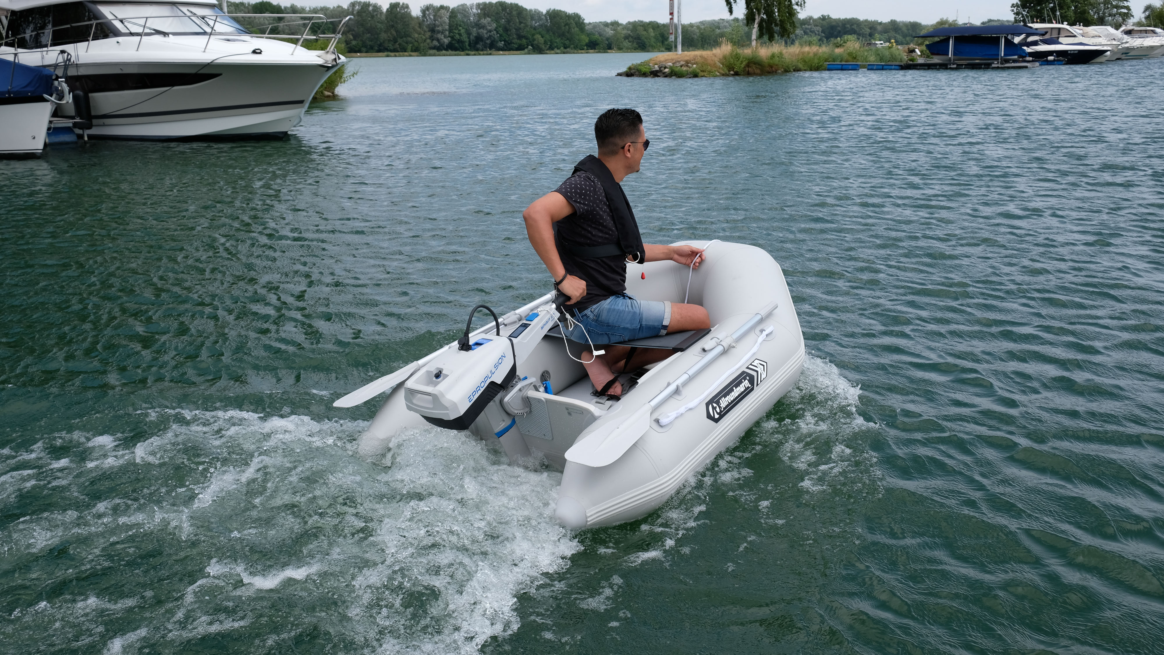 Schlauchboot Airstar grau