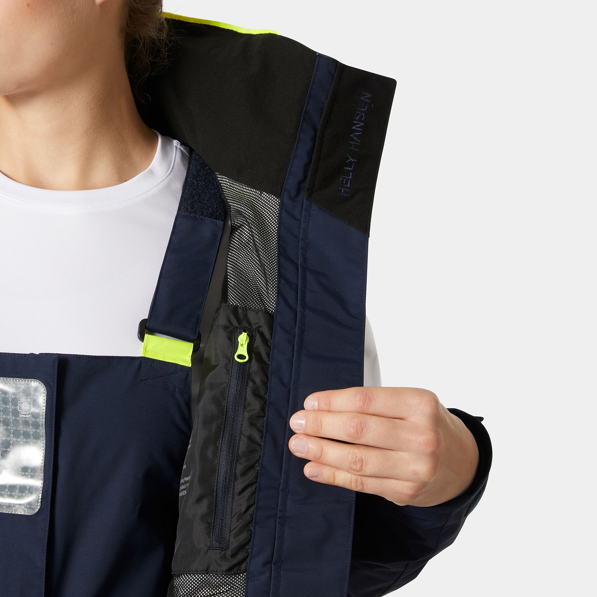 Helly Hansen Pier 4.0 Jacke Damen navy/weiß