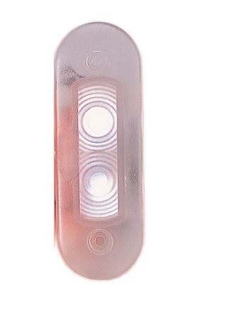 LED Einbauleuchte Oval Kunststoff 12V
