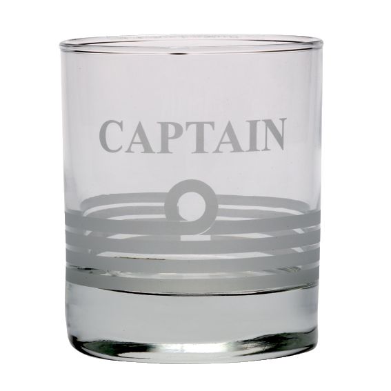 Whiskyglas Captain, Skipper, Crew