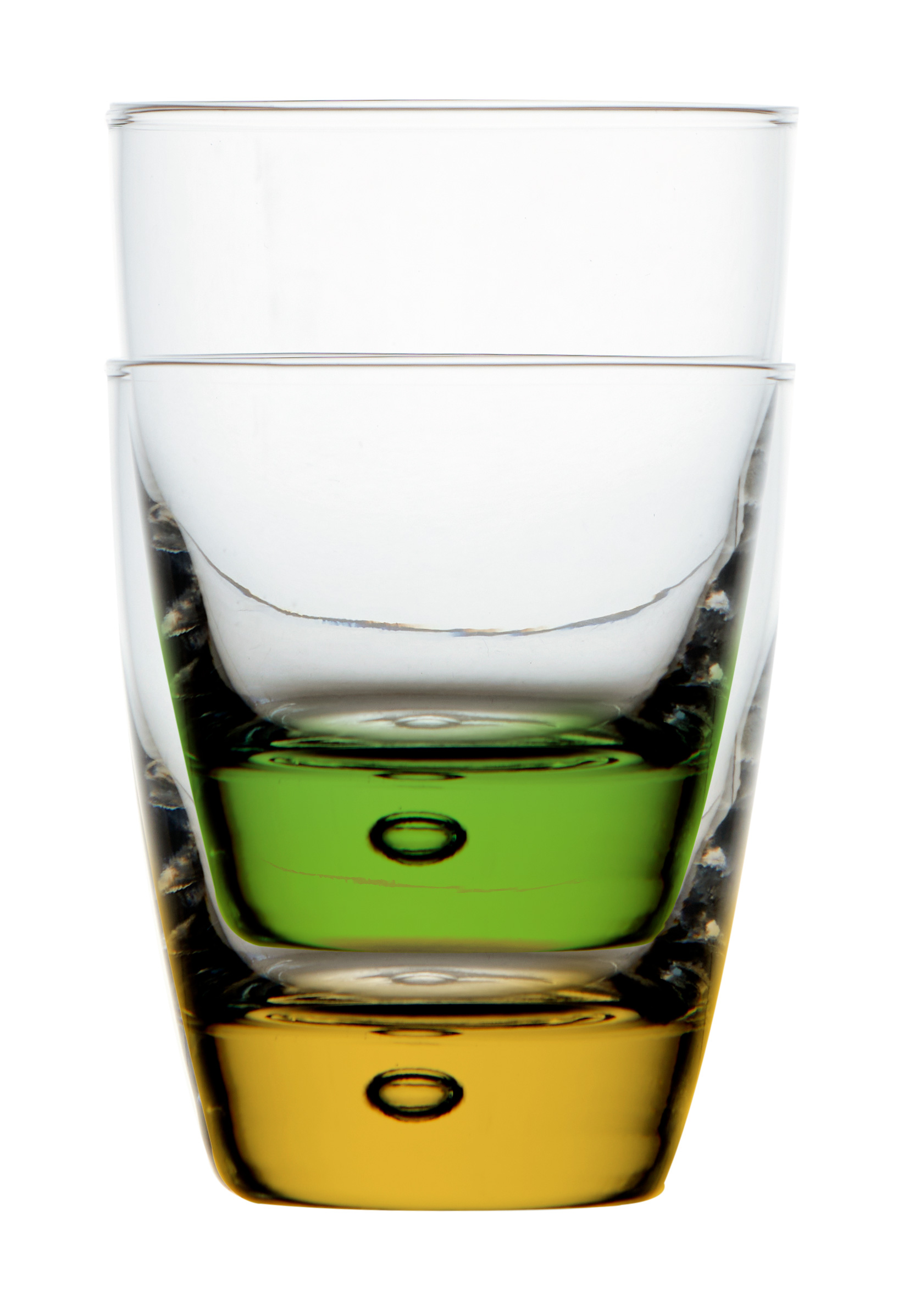 Party Wasserglas bunt NEU - 6er Set