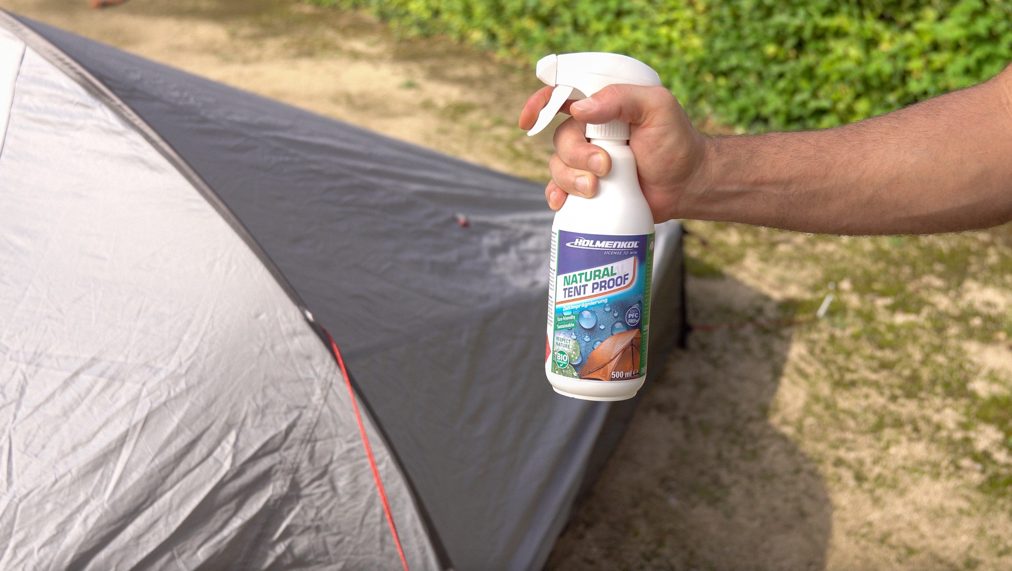 Holmenkol Natural Tent Proof 500ml | Spray Impermeabilizzante Biodegradabile Per Tende E Tessuti Outdoor