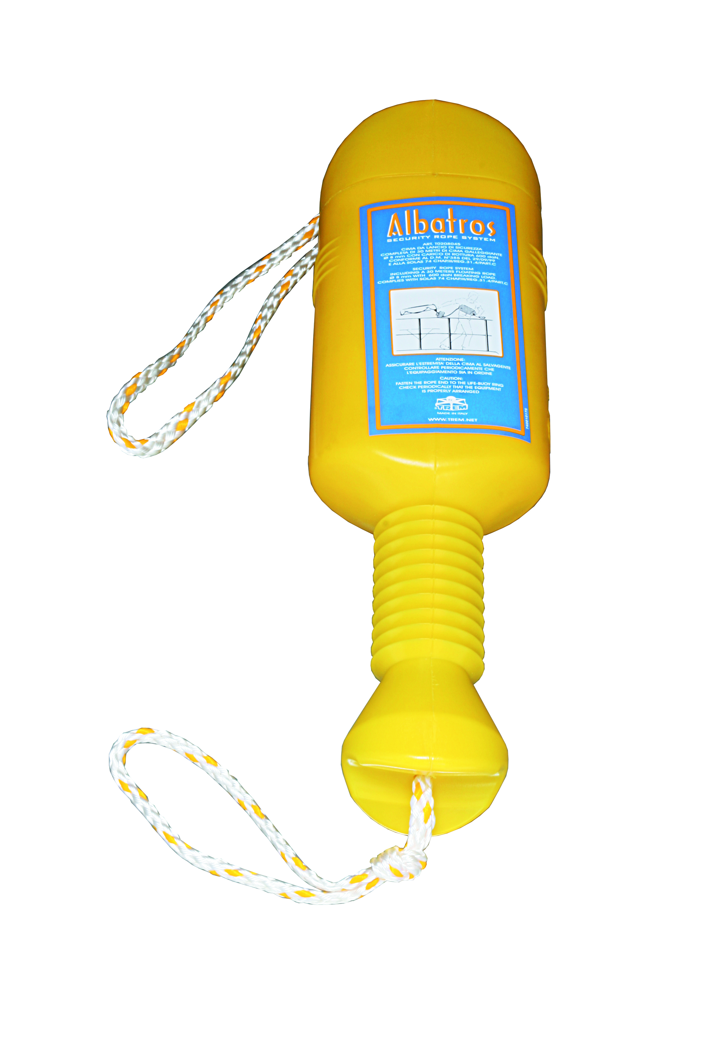 Wurfleine mit Schutzhülle