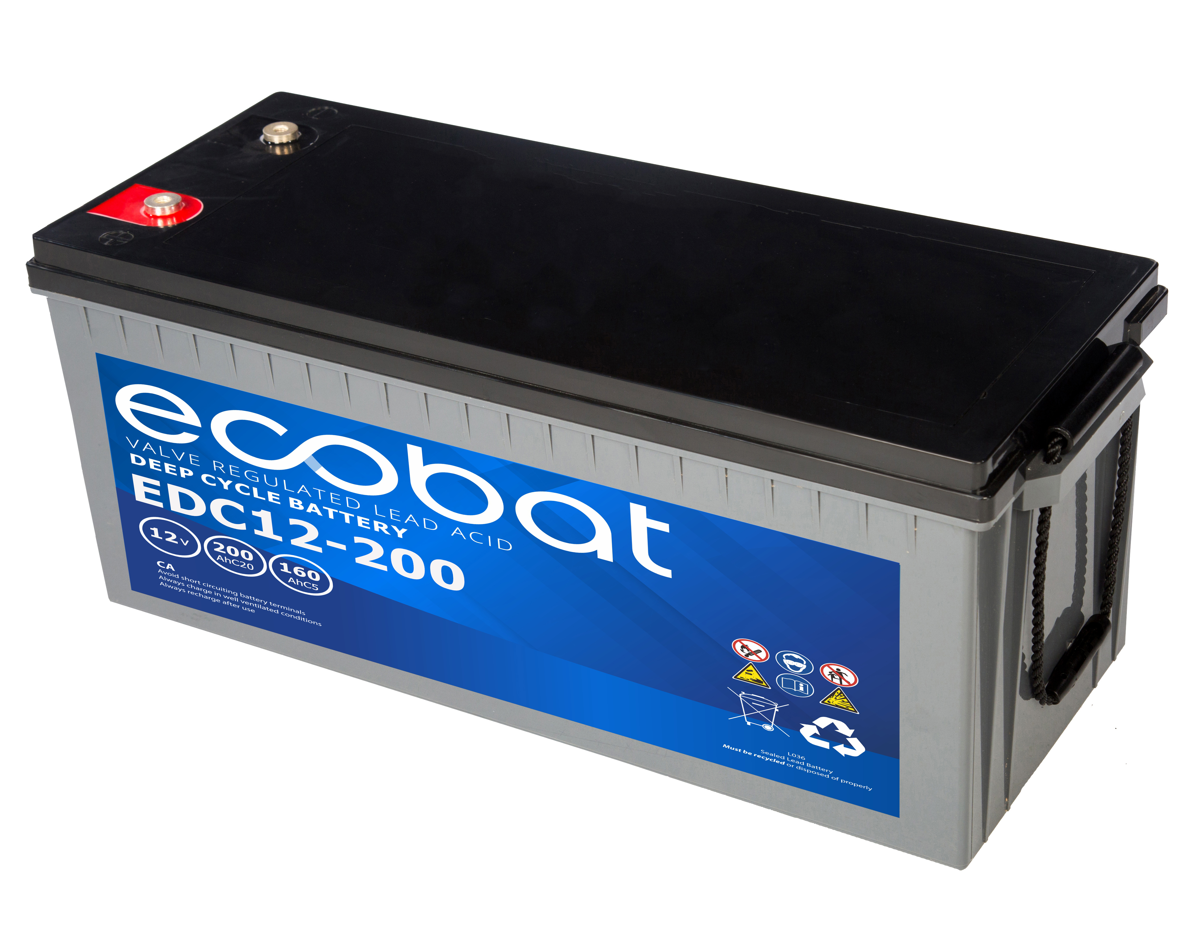 Ecobat AGM deep cycle 12V Batterie