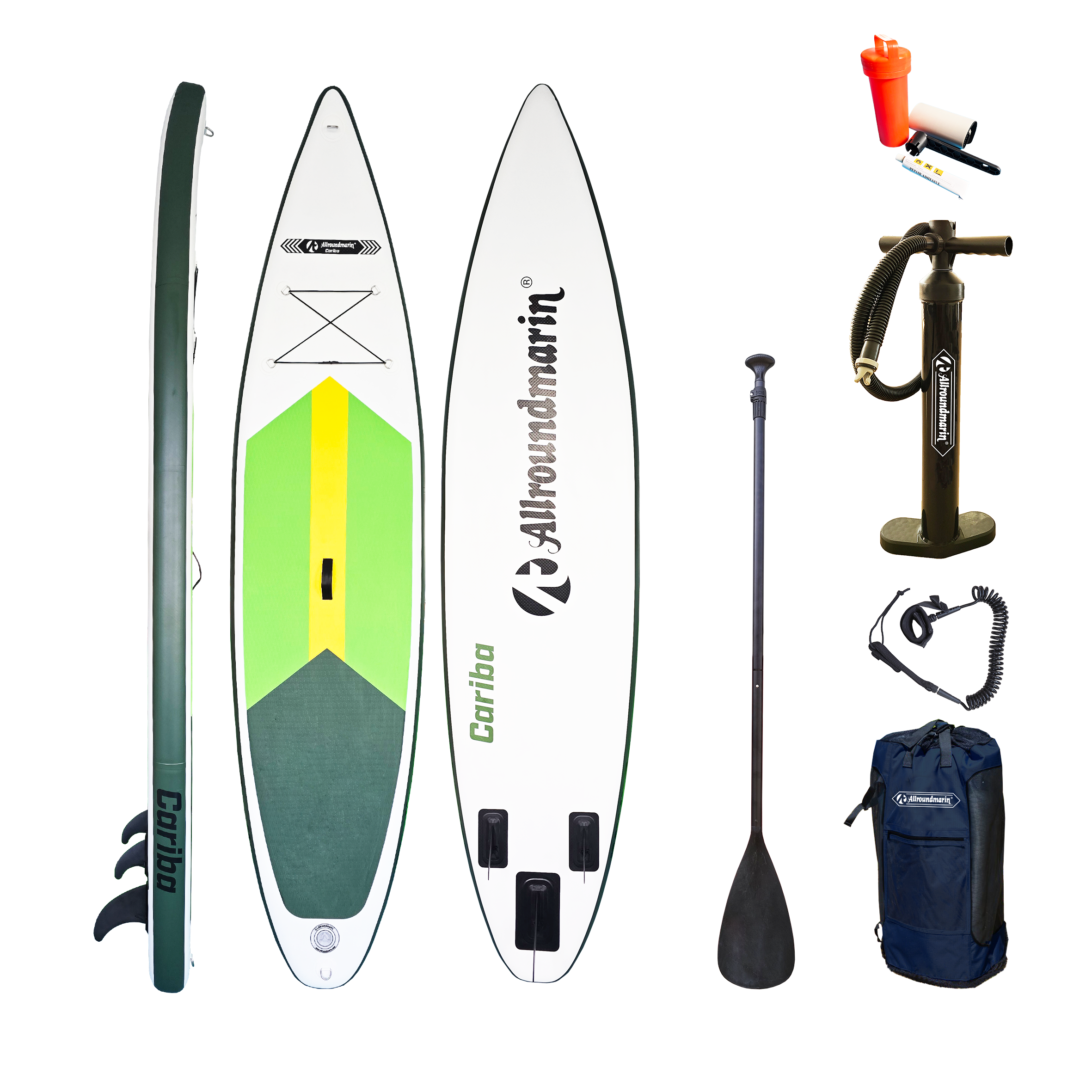 SUP Cariba weiß/grün 350