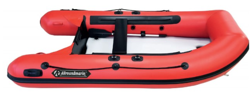 Schlauchboot Vario grau/rot