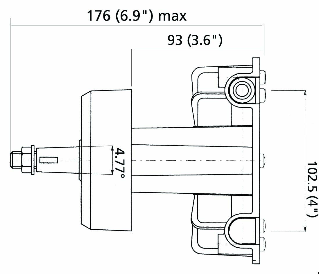 Uflex Lenkgetriebe T85