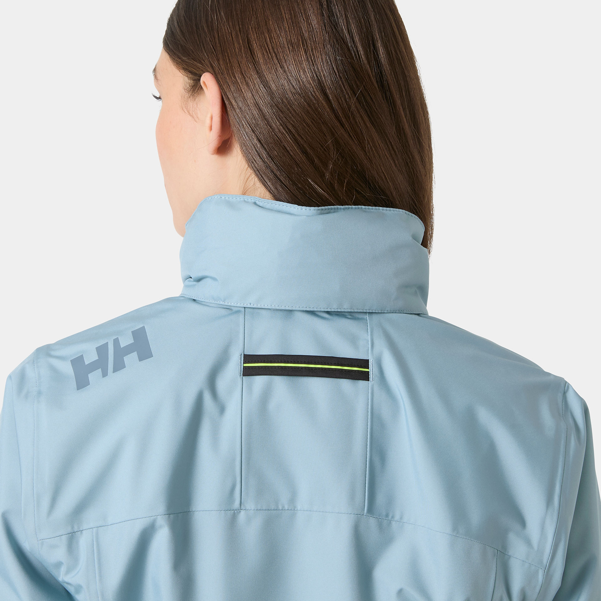 Helly Hansen Crew Jacke mit Kapuze Damen hellblau