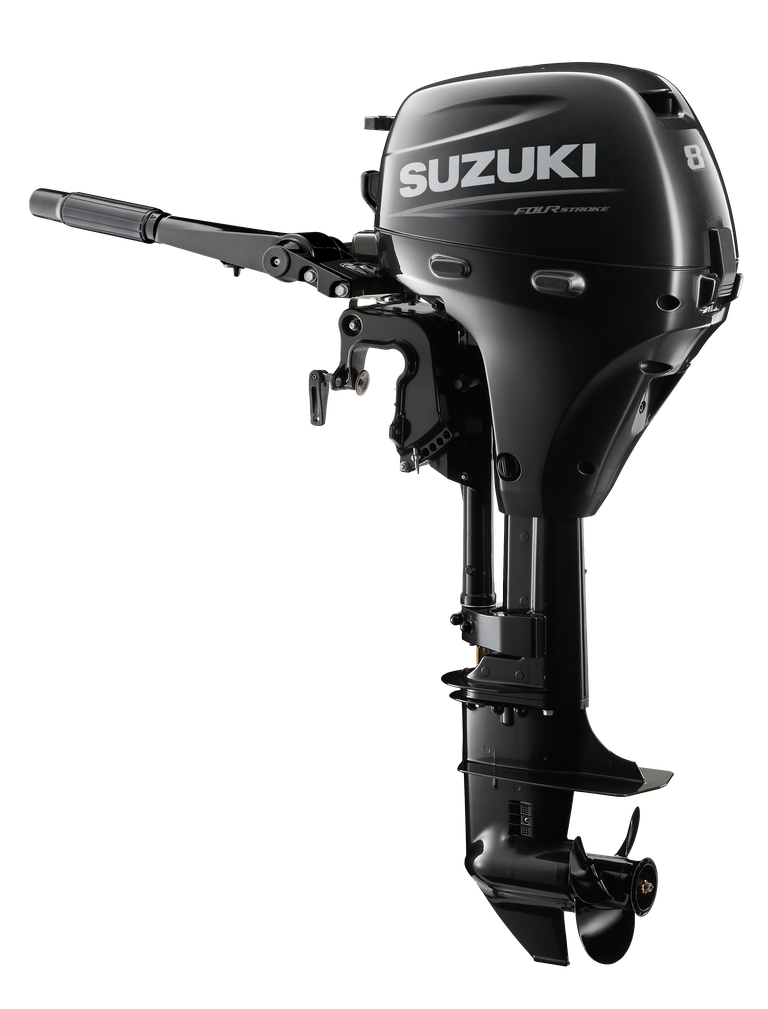 Suzuki DF8A Außenbordmotor - Handstart mit Pinne