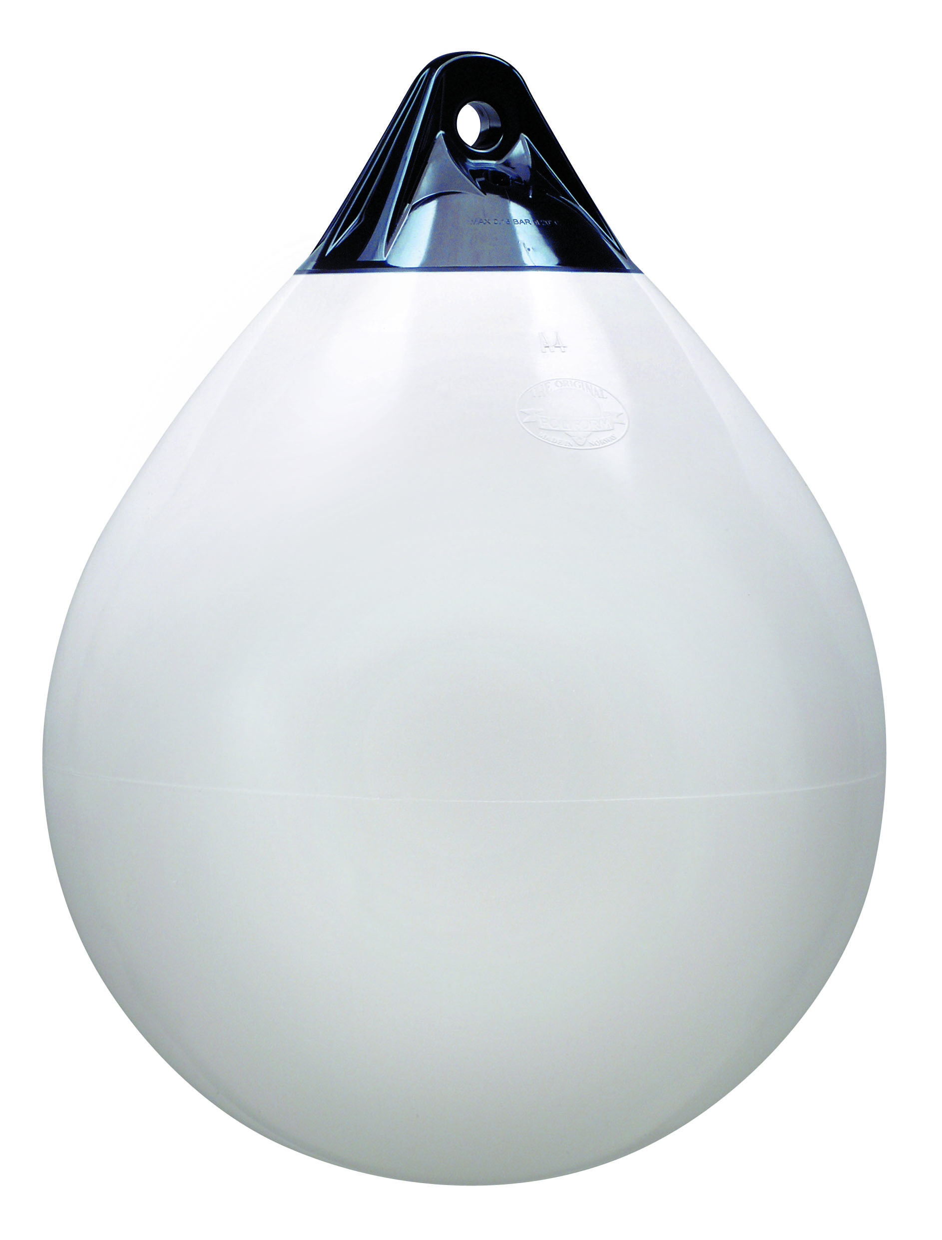 Polyform Kugelfender weiß/blau