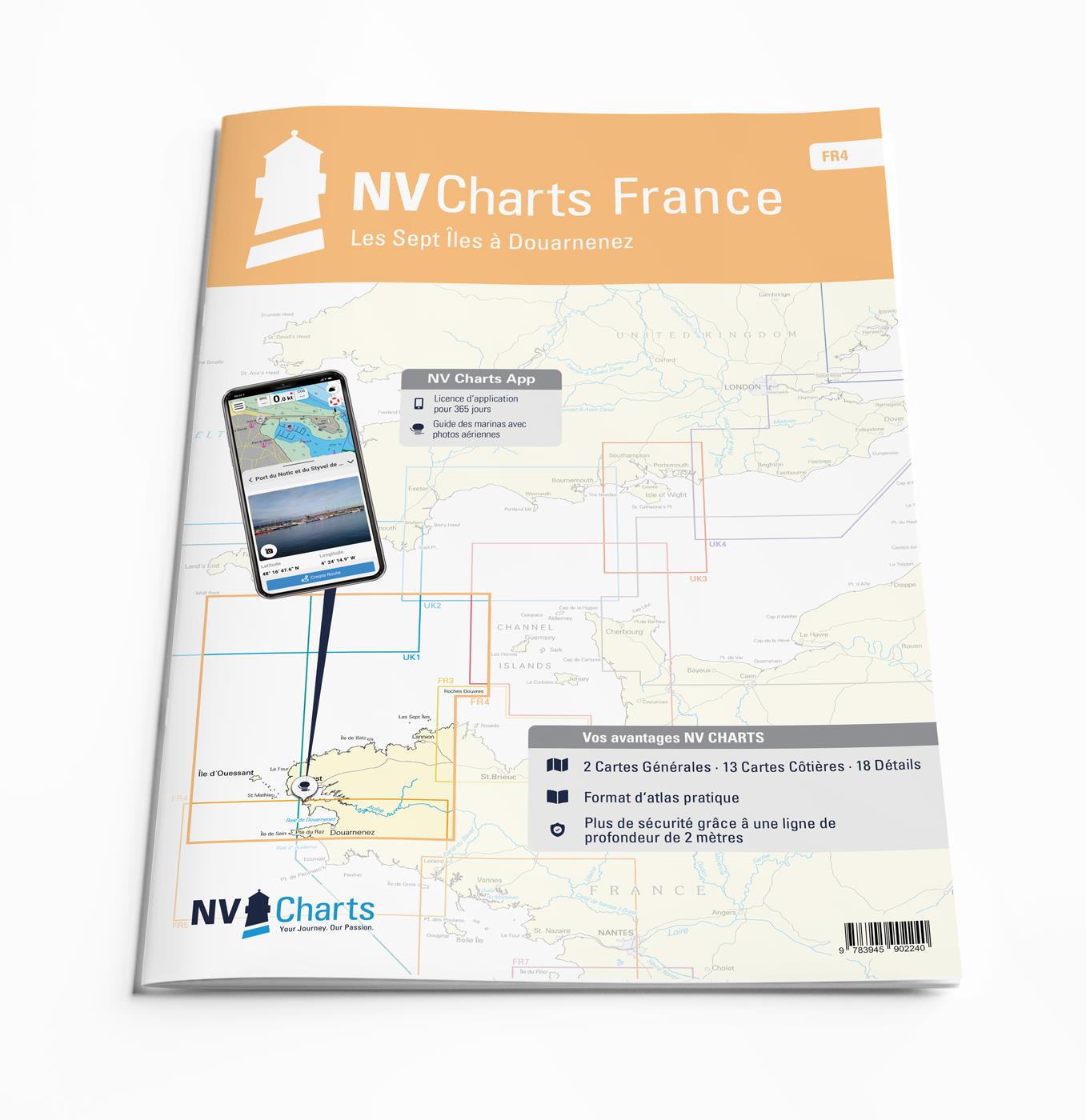 NV Seekarten Atlas Frankreich