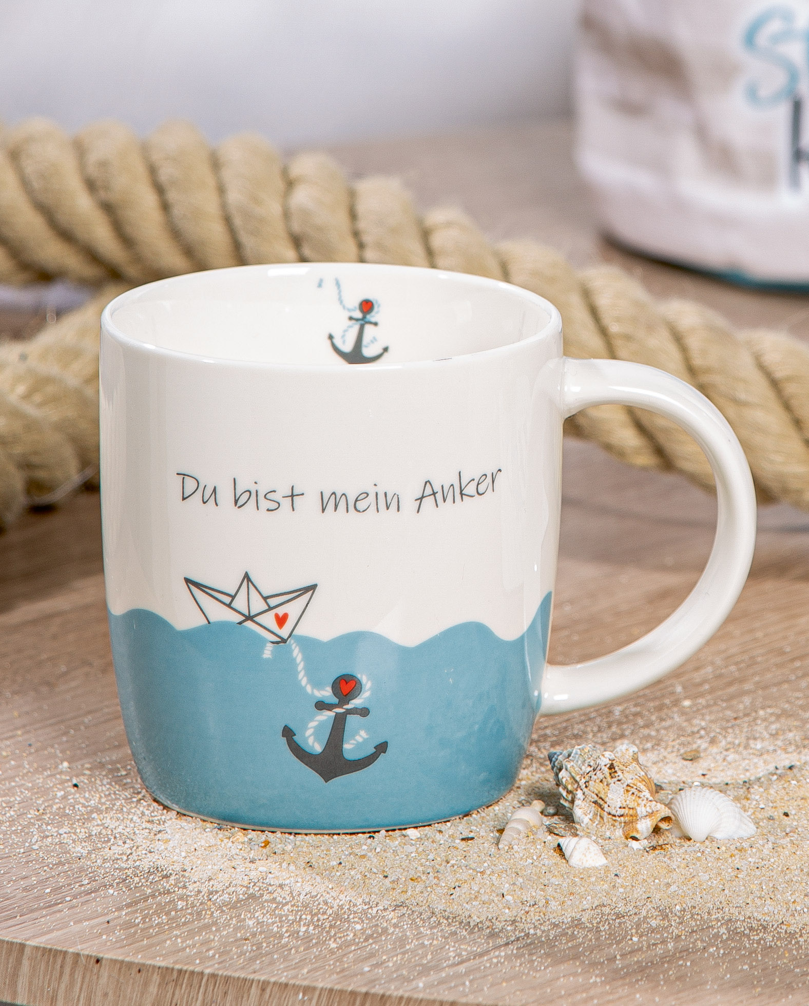 Gilde Tasse "Du bist mein Anker"
