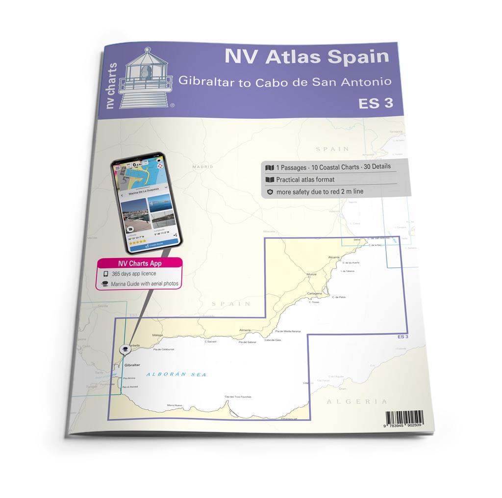 NV Seekarten Atlas Spanien