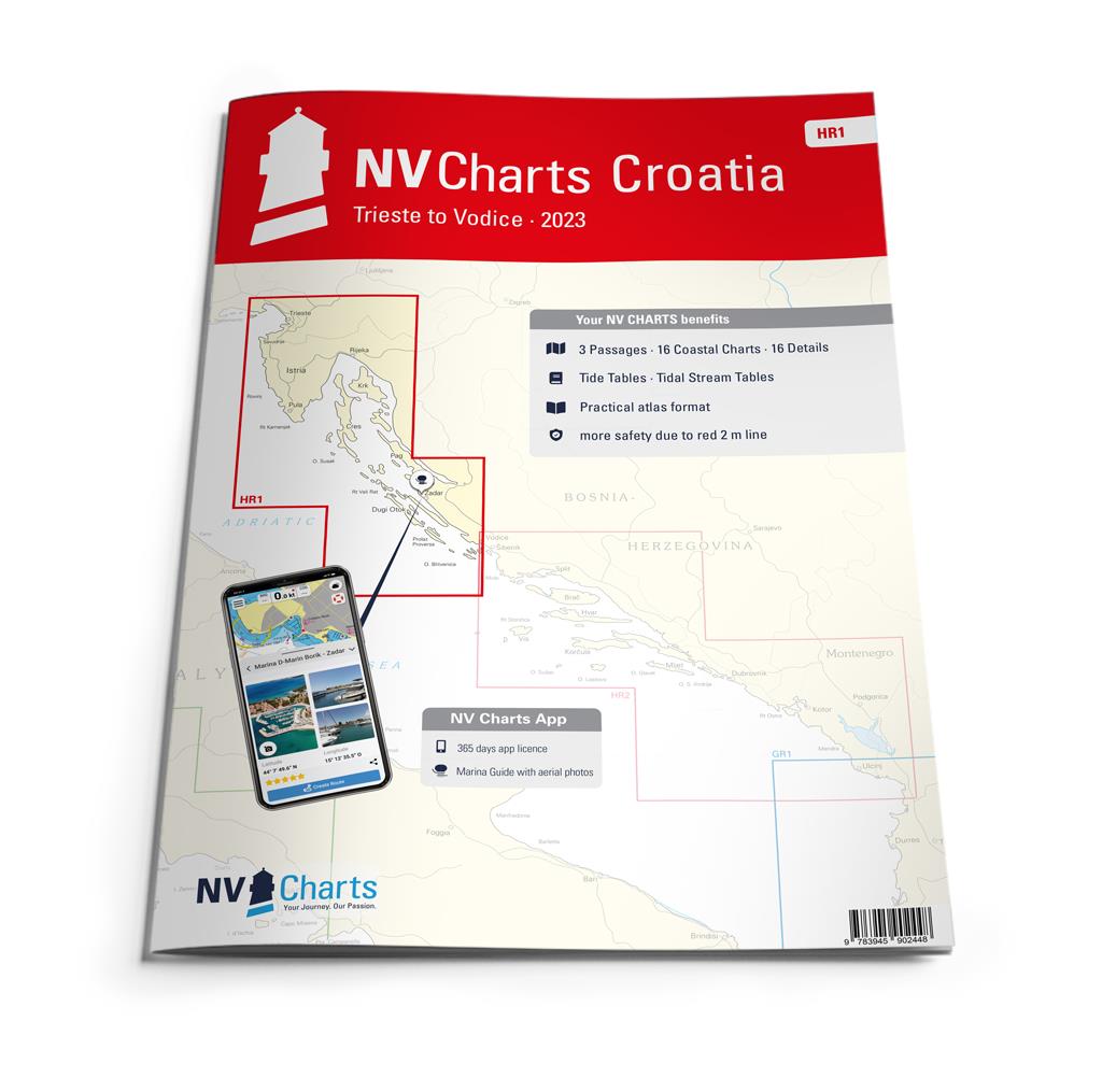 NV Seekarten Atlas Kroatien