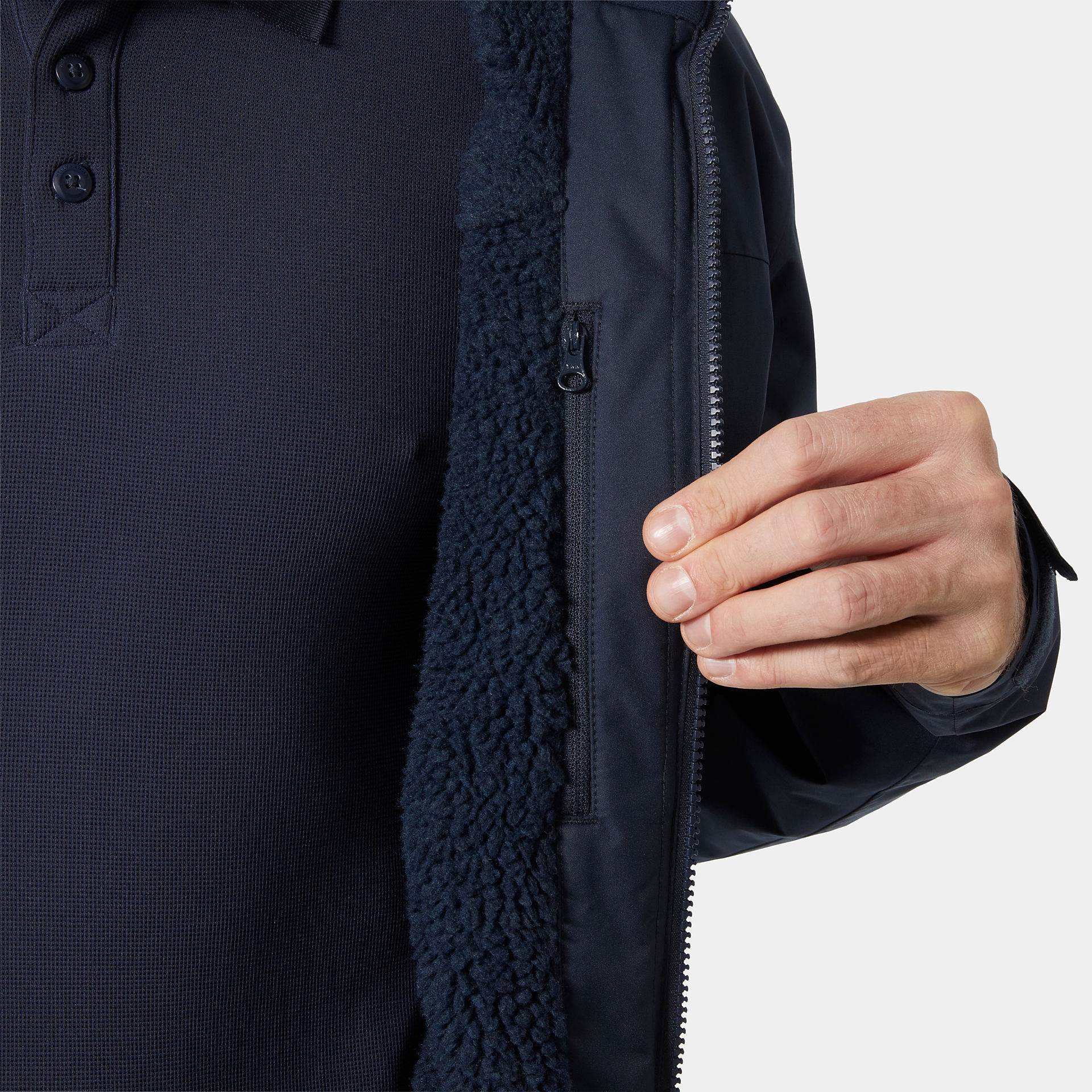 Helly Hansen Crew Hooded Pile Jacke