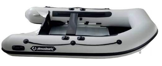 Schlauchboot Vario grau/rot