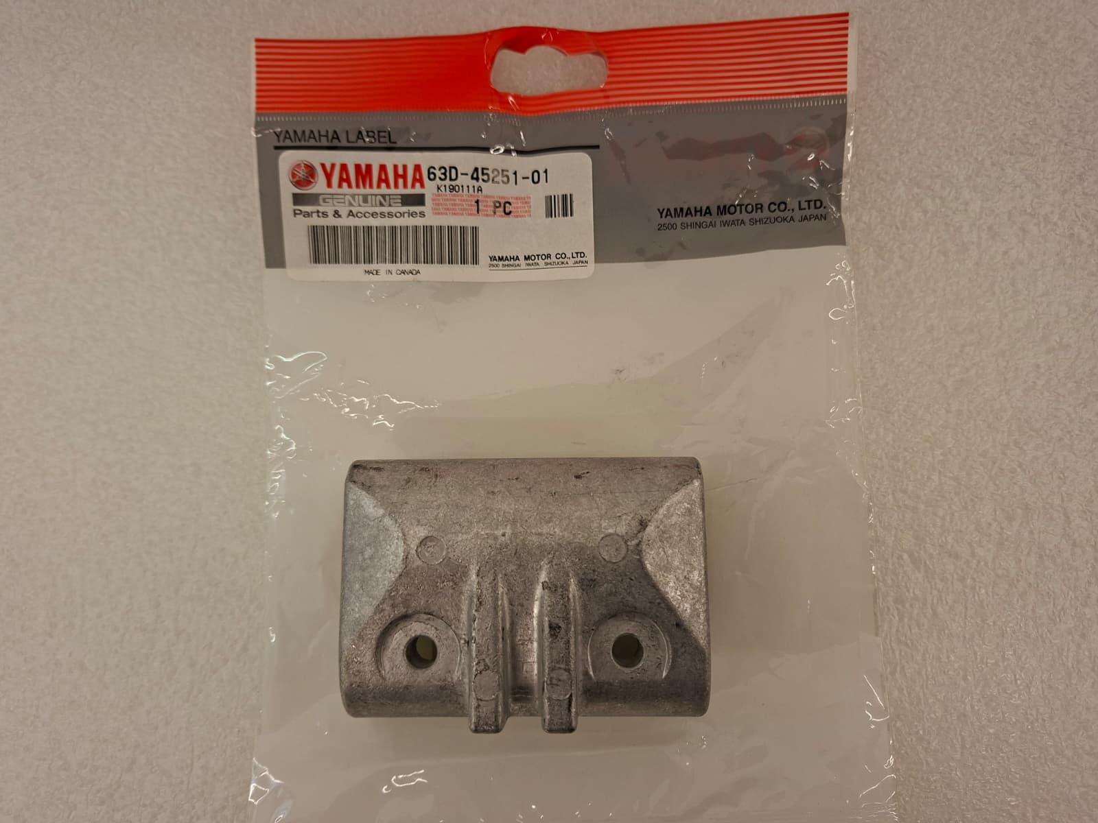 Yamaha Anode Bracket 45251