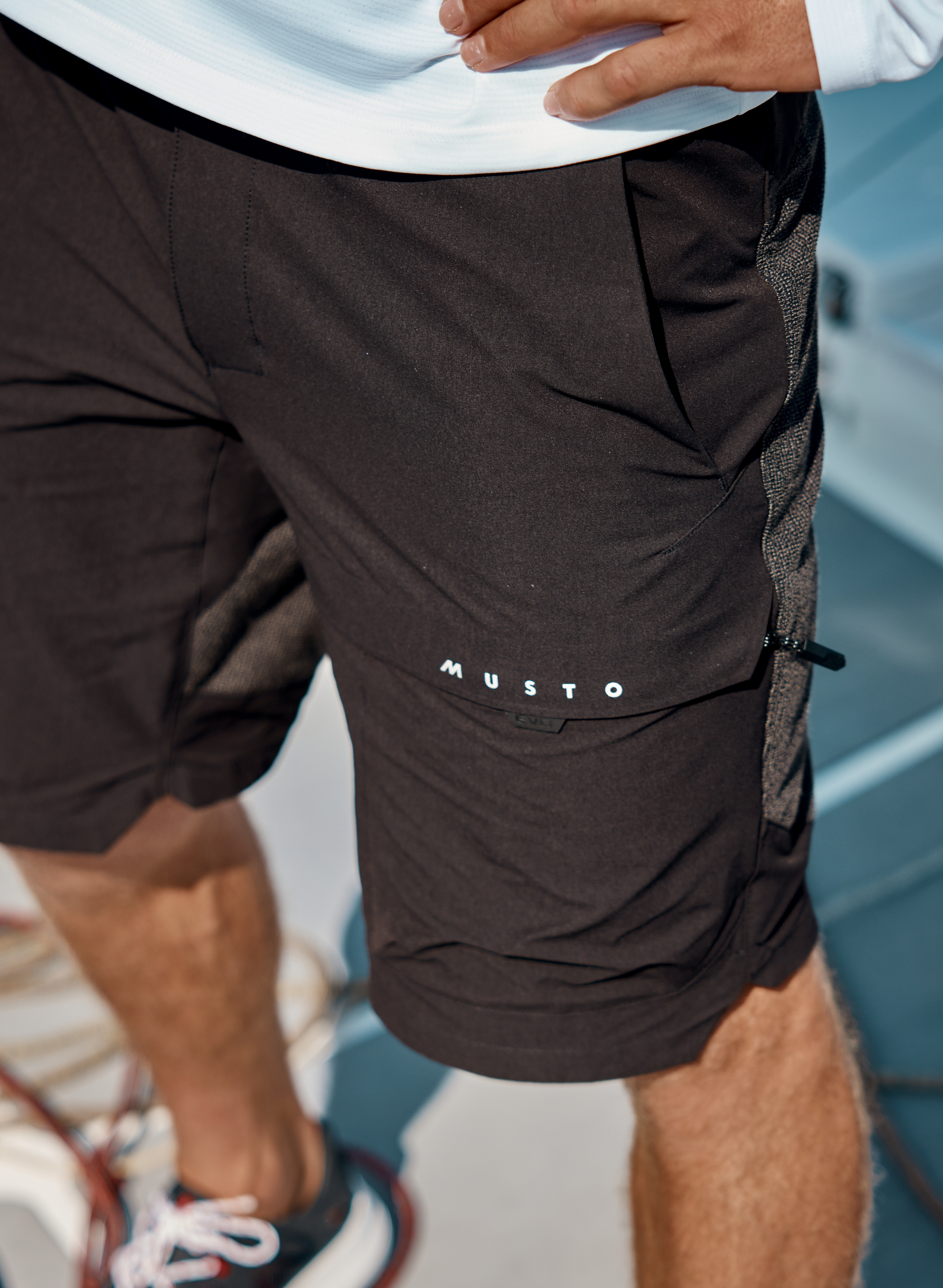 Musto Evo Performance Stretch Bordshort schwarz