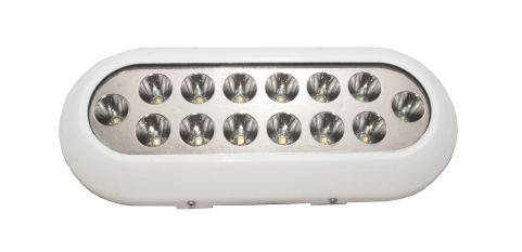 Unterwasserscheinwerfer LED weiß/blau 12V - 24V